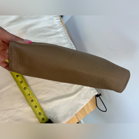 Vintage Dooney and Bourke Large British Brown and Tan Cosmetic Bag AWL - Picture 11 of 14